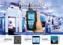 Termo-higro-barometer z sondą kablową 4m