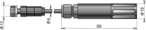 Cyfrowa sonda temperatury/wilgotności z kablem 2 m