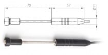 2034-220/0 - przylgowa sonda temperatury z kablem 1m