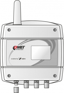 Przetwornik temperatury z 4 złączami ELKA do zewnętrznych sond Pt1000, IoT Sigfox