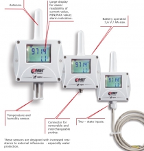 Przetwornik temperatury z 4 złączami CINCH do zewnętrznych sond Pt1000, IoT Sigfox