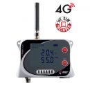 Rejestrator IoT temperatury i wilgotności, z wejściem do zewnętrznej sondy temperatury, z wbudowanym modemem 4G i ryczałtową kartą SIM
