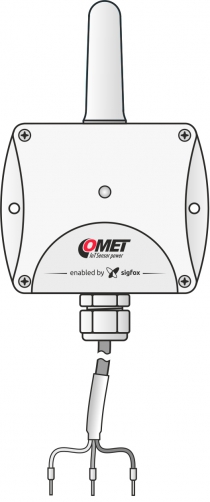 Przetwornik temperatury z czujnikiem wbudowanym i wejściem licznikowym, IoT Sigfox