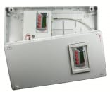 Rejestrator MS55D w obudowie IP54 z podłączonym terminalem w pokrywie