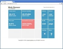 Przetwornik temperatury, wilgotności i ciśnienia barometrycznego z interfejsem ethernet i zasilaniem PoE