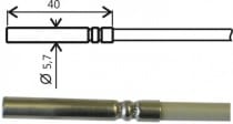 Pt1000TGL40/C - sonda temperatury Pt1000 z kablem o długości 2m