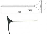 2091-200/E - sonda do wbijania z kablem 5m