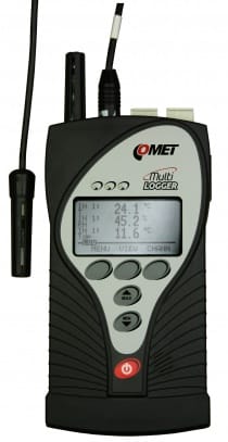 Multilogger M1321 - termohigrobarometr z 2 wejściami MiniDIN i 2 analogowymi