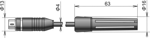 Cyfrowa sonda temperatury/wilgotności z kablem 5 m
