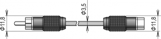 Kabel przedłużający do sondy DSRH/C - 2 metry