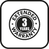 3 years warranty